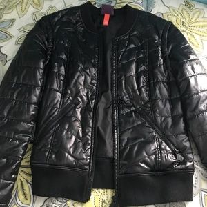 Zella Black Puffy Athletic Jacket